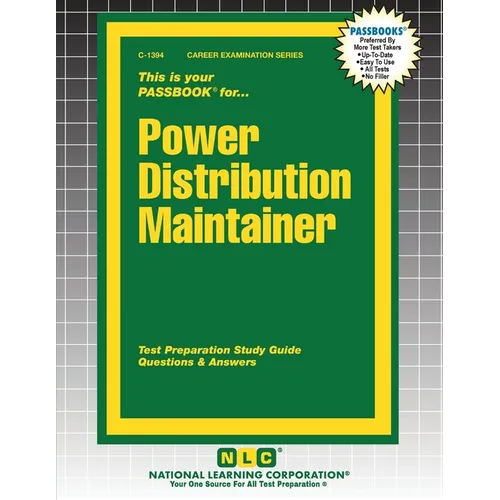 Power Distribution Maintainer - Paperback