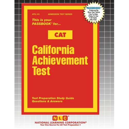 California Achievement Test (CAT) - Paperback