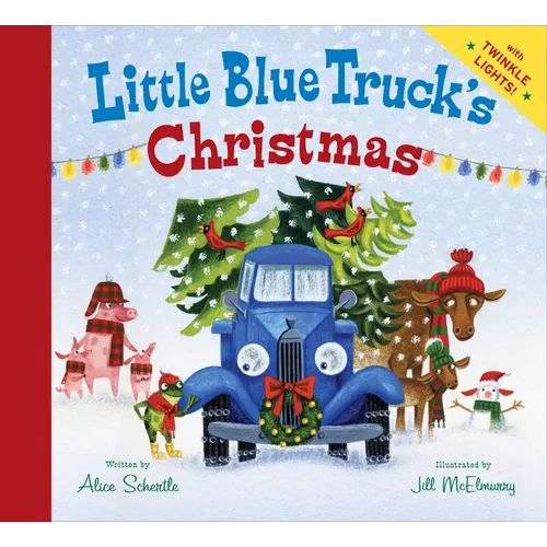 Little Blue Truck's Christmas: A Christmas Holiday Book for Kids - Board Book