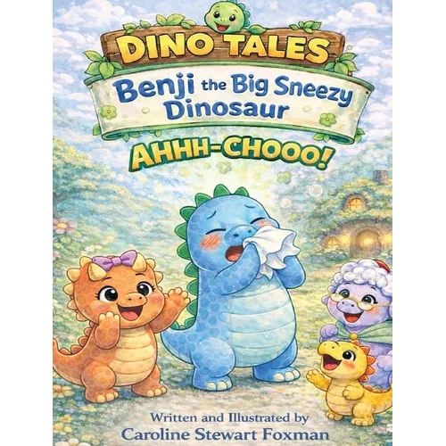 Dino Tales: Benji the Big Sneezy Dinosaur - Hardcover