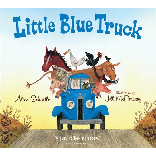 Little Blue Truck Padded Board Book - Board Book