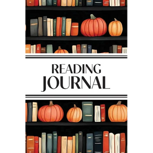 Reading Journal (Watercolor Pumpkins in Bookshelves): 6"x9" Book Lover's Diary; Book/Series Reviews, Reading Tracker, Favorite Book List, Favorite Quo - Paperback