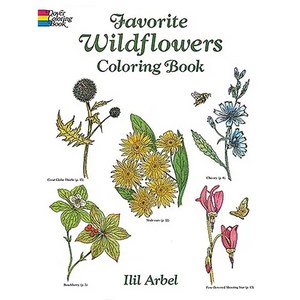 Favorite Wildflowers Coloring Book - Paperback