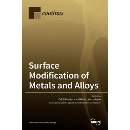 Surface Modification of Metals and Alloys - Hardcover