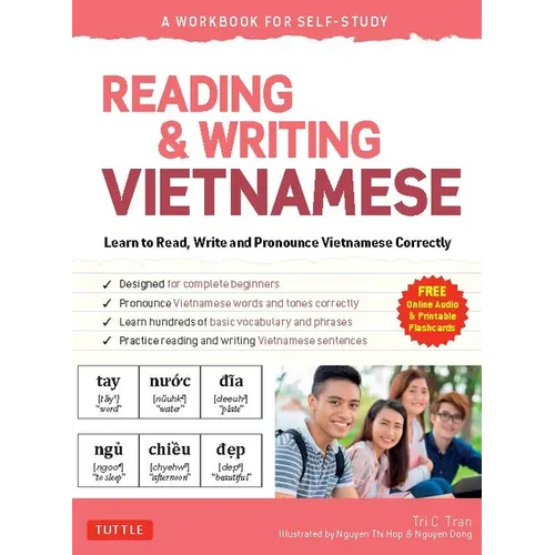 Reading & Writing Vietnamese: A Workbook for Self-Study: Learn to Read, Write and Pronounce Vietnamese Correctly (Online Audio & Printable Flash Cards - Paperback