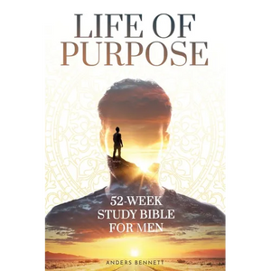 Life Of Purpose: 52-Week Study Bible for Men (Economic Version) - Paperback