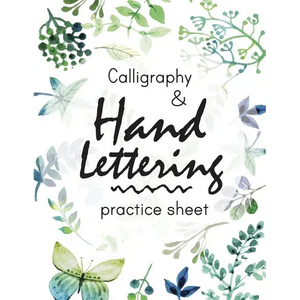 Calligraphy and Hand Lettering Practice Sheet: Large Print 150 Pages and Three Types Of Practice: Hand Lettering Practice Sheet - Paperback