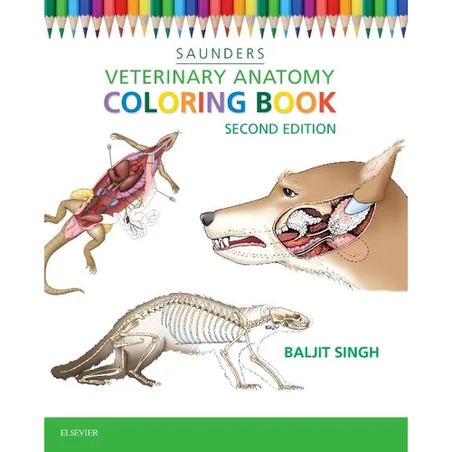 Veterinary Anatomy Coloring Book - Paperback
