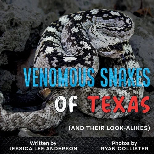 Venomous Snakes of Texas: And Their Look-alikes - Paperback