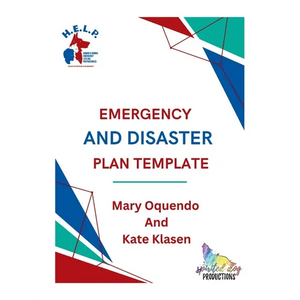 Emergency And Disaster Plan Template - Paperback