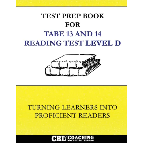 Test Prep Book for TABE 13 and 14 Reading Test Level D - Paperback