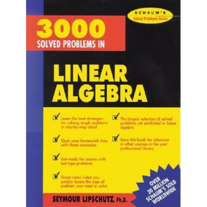 3,000 Solved Problems in Linear Algebra - Paperback