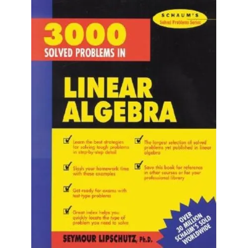3,000 Solved Problems in Linear Algebra - Paperback