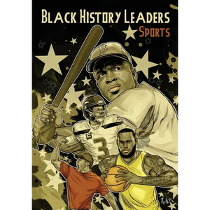 Black History Leaders: Athletes: LeBron James, Jackie Robinson, Russell Wilson and Tiger Woods - Paperback