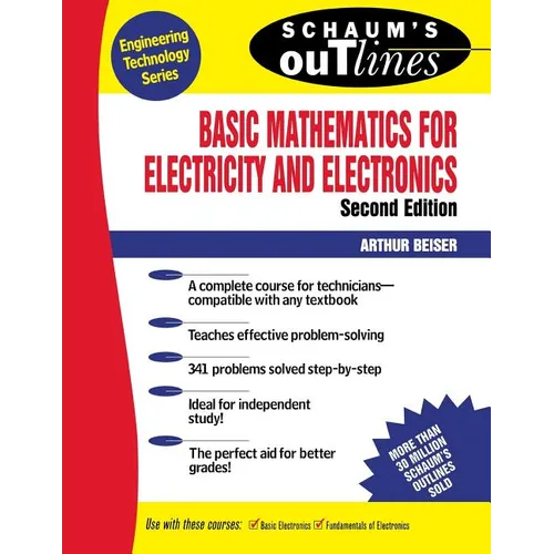 Schaum's Outline of Basic Mathematics for Electricity and Electronics - Paperback