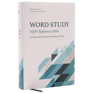 Nkjv, Word Study Reference Bible, Hardcover, Red Letter, Comfort Print: 2,000 Keywords That Unlock the Meaning of the Bible - Hardcover