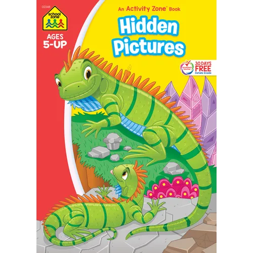 School Zone Hidden Pictures Workbook - Paperback