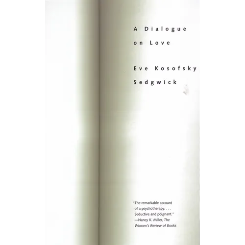 A Dialogue On Love - Paperback