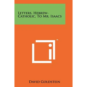 Letters, Hebrew-Catholic, To Mr. Isaacs - Paperback