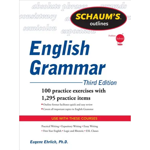 Schaum's Outline of English Grammar - Paperback
