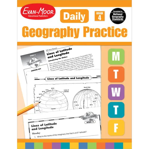 Daily Geography Practice Grade 4: EMC 3713 - Paperback