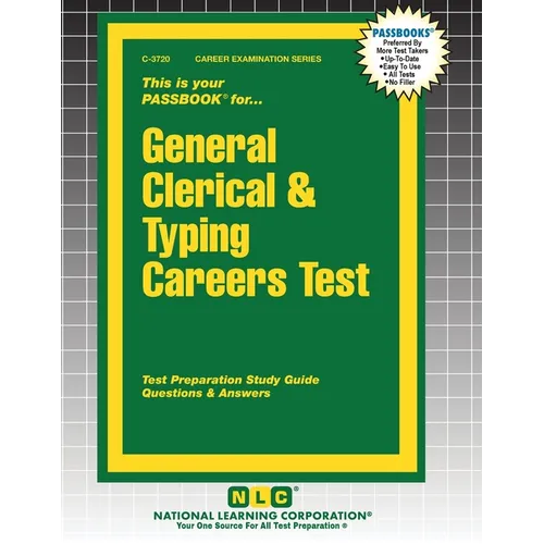 General Clerical & Typing Careers Test - Paperback