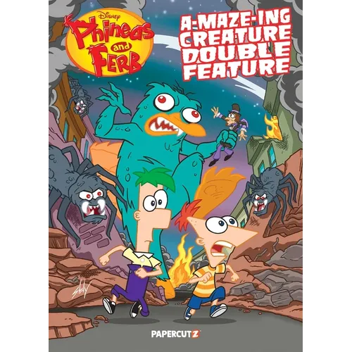 Phineas and Ferb's A-Maze-Ing Creature Double Feature - Paperback