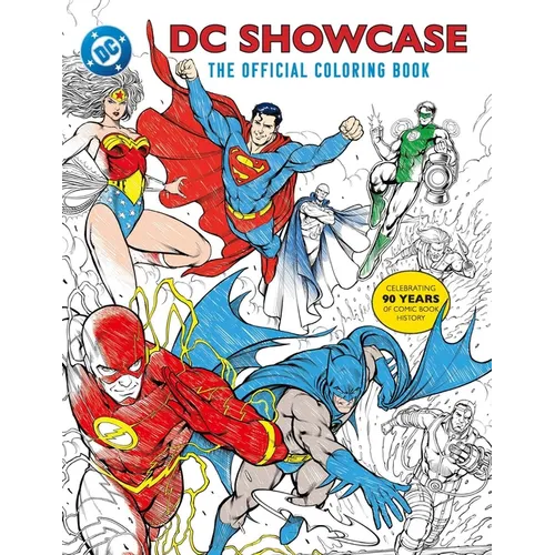 DC Showcase: The Official Coloring Book - Paperback