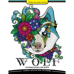 Wolf Coloring book for Adults: An Adult Coloring book for Grown-Ups - Paperback