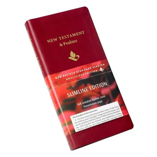 Slimline New Testament & Psalms-NRSV - Leather