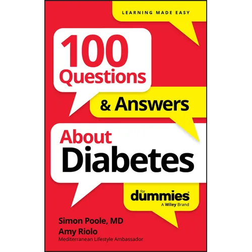 100 Questions & Answers about Diabetes for Dummies - Paperback