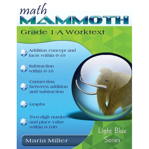 Math Mammoth Grade 1-A Worktext - Paperback