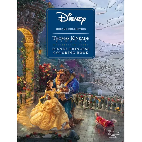 Disney Dreams Collection Thomas Kinkade Studios Disney Princess Coloring Book