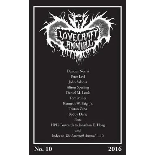Lovecraft Annual No. 10 (2016) - Paperback