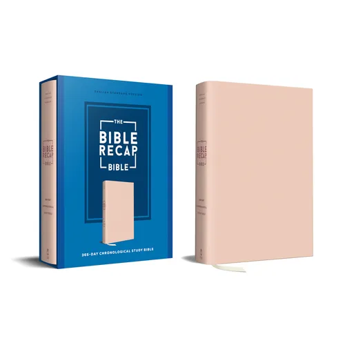 The Bible Recap 365-Day Chronological Study Bible: English Standard Version--Imitation Leather, Pink - Imitation Leather
