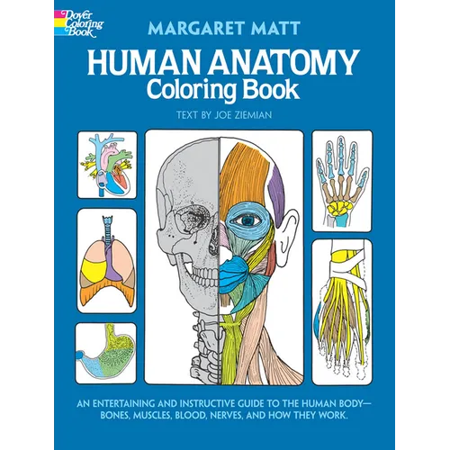 Human Anatomy Coloring Book - Paperback