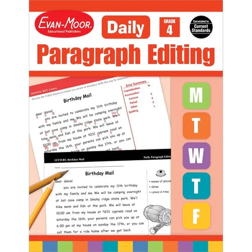 Daily Paragraph Editing Grade 4 Te - Paperback