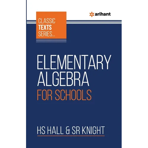 Elementary Algebra For Schools - Paperback