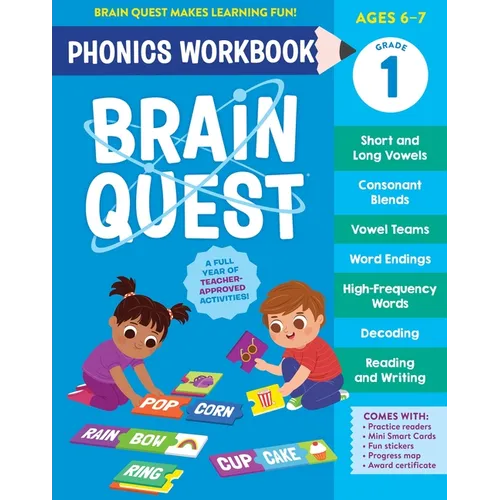 Brain Quest Phonics Workbook: Grade 1 - Paperback
