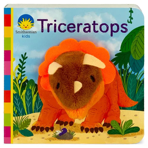 Smithsonian Kids Triceratops Puppet Book - Board Book