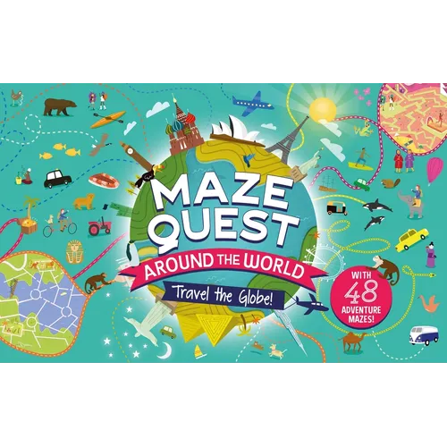 Maze Quest: Around the World - Paperback