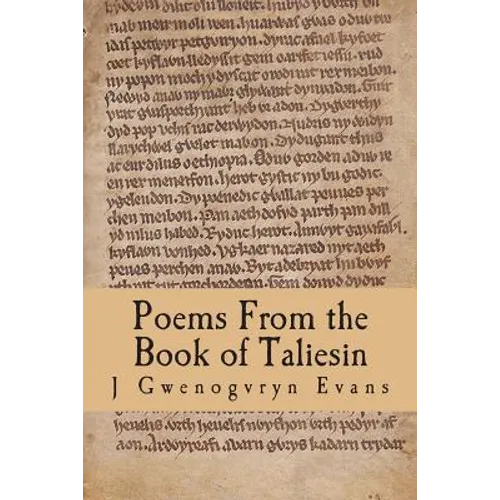 Poems From the Book of Taliesin - Paperback