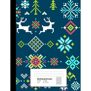 Beading Graph Paper: 8.5x11 Graph Paper for Design Beading Pattern- Beading on a Loom- Peyote Stitch Bead work, Bead Jewelry Bracelet /120 pages - Paperback