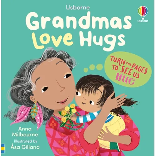 Grandmas Love Hugs - Board Book
