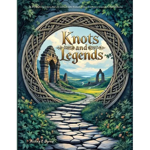 Knots and Legends Irish Mythology Coloring Book: Intricate Celtic Knotwork, Folklore and Mythical Creatures for Adult Relaxation - Paperback