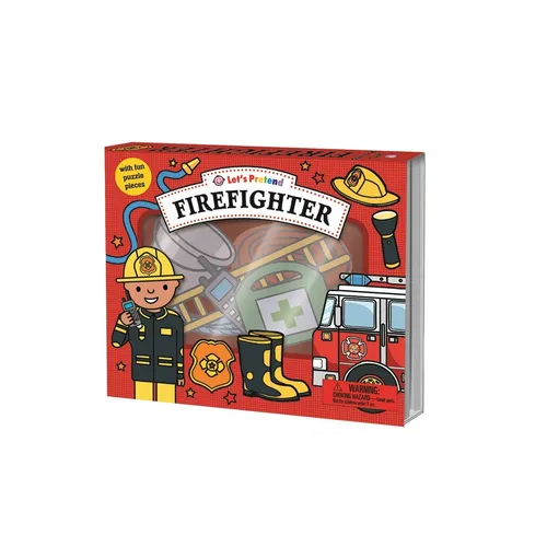 Let's Pretend: Firefighter Set: With Fun Puzzle Pieces - Board Book