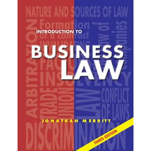Introduction to Business Law 3rd Ed: Third Edition - Paperback