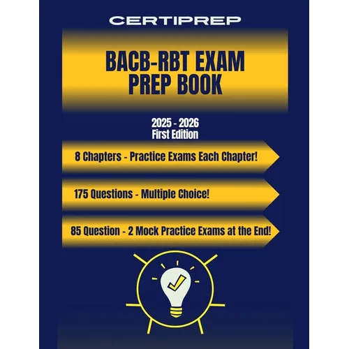 CertiPrep - BACB-RBT Exam Prep Book 2025-2026 - Paperback