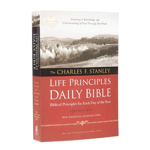 Charles F. Stanley Life Principles Daily Bible-NASB - Paperback