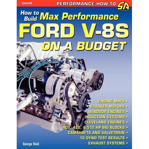 How to Build Max-Performance Ford V-8s on a Budget - Paperback